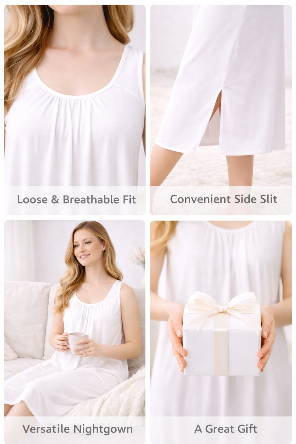 MYBODY Skin-Friendly & Breathable Long Slips