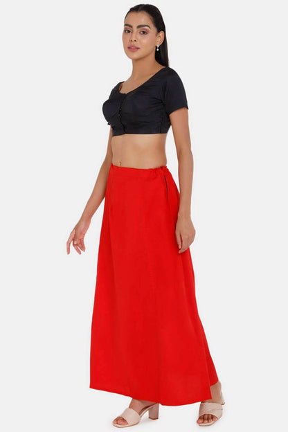 Premium 100% Cotton Saree Inskirt in Popular Colors | Naidu 7-Part Saree Hall Petticoat HC40