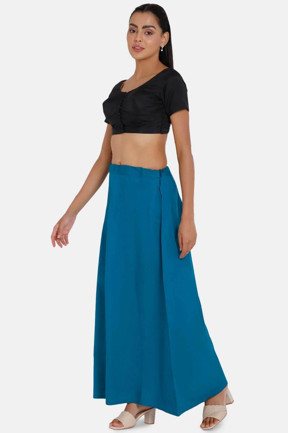 Premium 100% Cotton Saree Inskirt in Popular Colors | Naidu 7-Part Saree Hall Petticoat HC40 | Other Shades