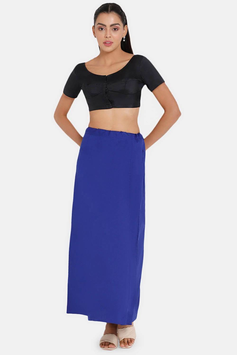 Premium 100% Cotton Saree Inskirt in Popular Colors | Naidu 6-Part Saree Hall Petticoat HC36