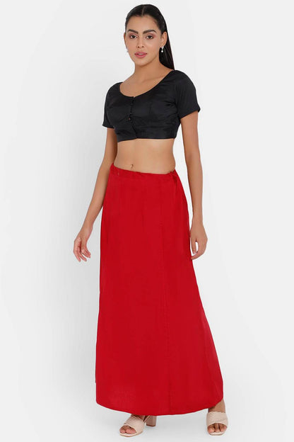 Premium 100% Cotton Saree Inskirt in Popular Colors | Naidu 7-Part Saree Hall Petticoat HC40