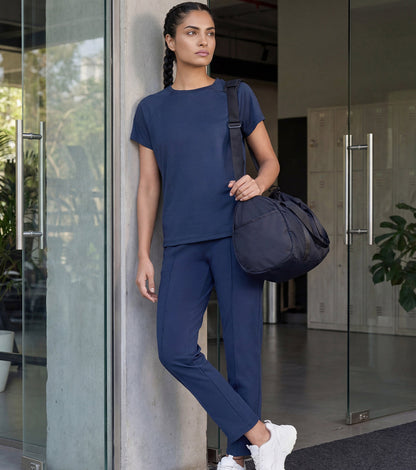 Enamor Relaxed Tee, Relaxed Fit, Round Neckline - A316 (Navy)