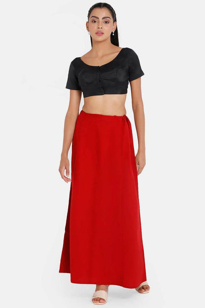 Premium 100% Cotton Saree Inskirt in Popular Colors | Naidu 6-Part Saree Hall Petticoat HC36