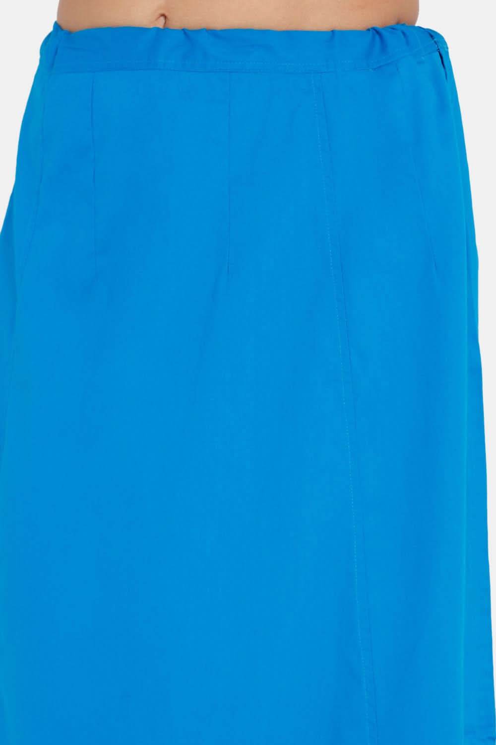 Premium 100% Cotton Saree Inskirt in Popular Colors | Naidu 6-Part Saree Hall Petticoat HC36
