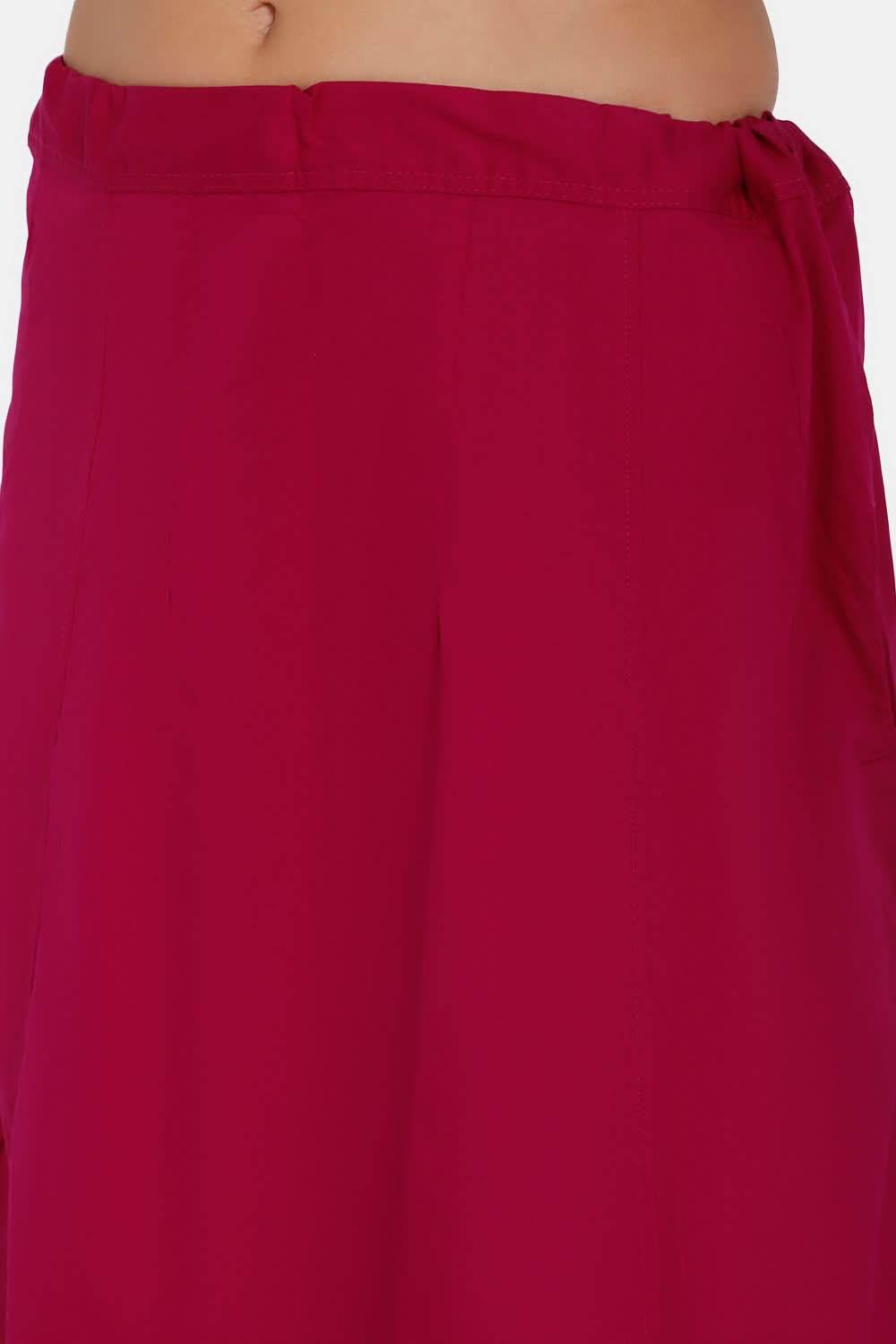 Premium 100% Cotton Saree Inskirt in Popular Colors | Naidu 6-Part Saree Hall Petticoat HC36