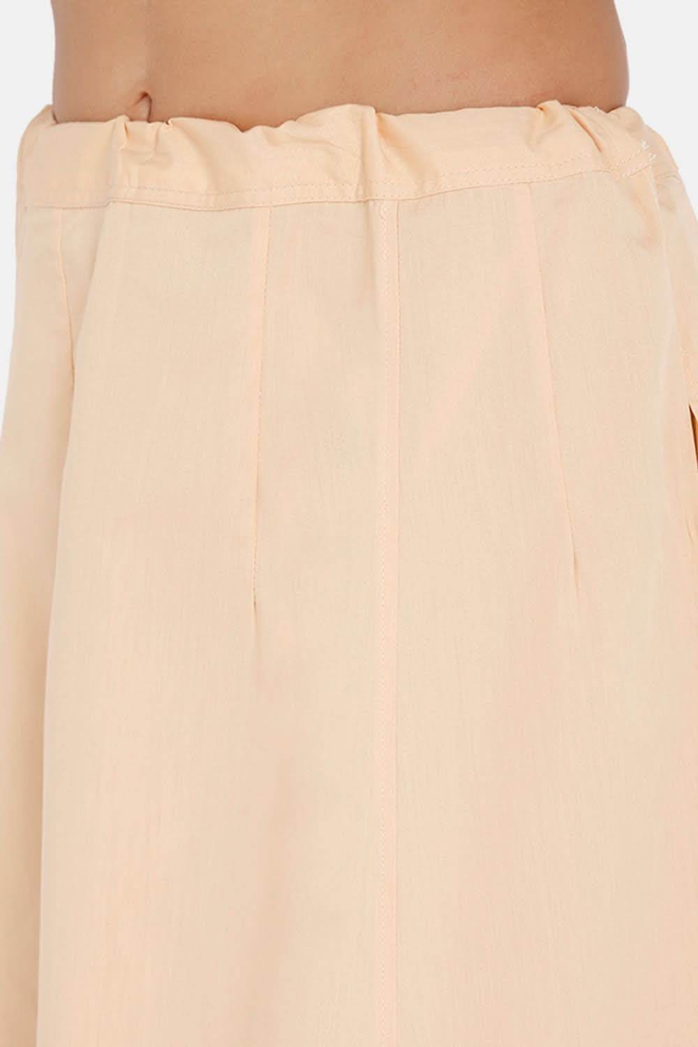 Premium 100% Cotton Saree Inskirt in Popular Colors | Naidu 7-Part Saree Hall Petticoat HC40 | Other Shades
