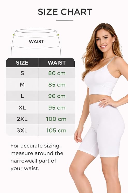Mybody Breathable Cotton Mid-Waist Biker Shorts for Women | All-Day Comfort Gym & Yoga Wear