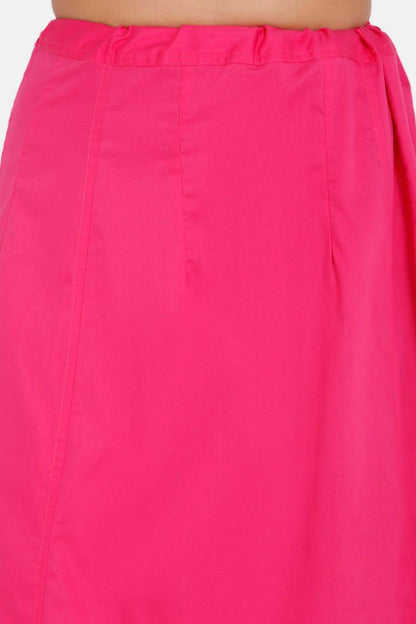 Premium 100% Cotton Saree Inskirt in Popular Colors | Naidu 7-Part Saree Hall Petticoat HC40