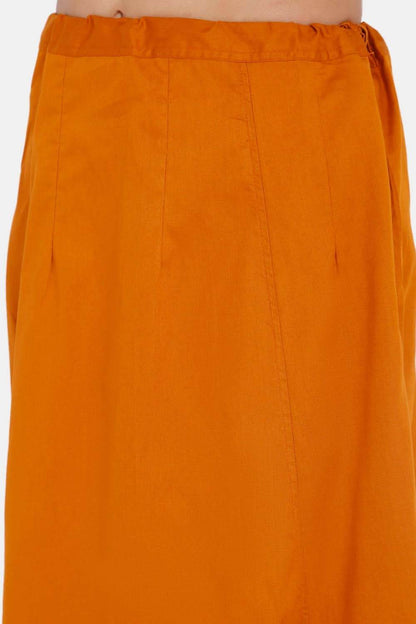 Premium 100% Cotton Saree Inskirt in Popular Colors | Naidu 6-Part Saree Hall Petticoat HC36