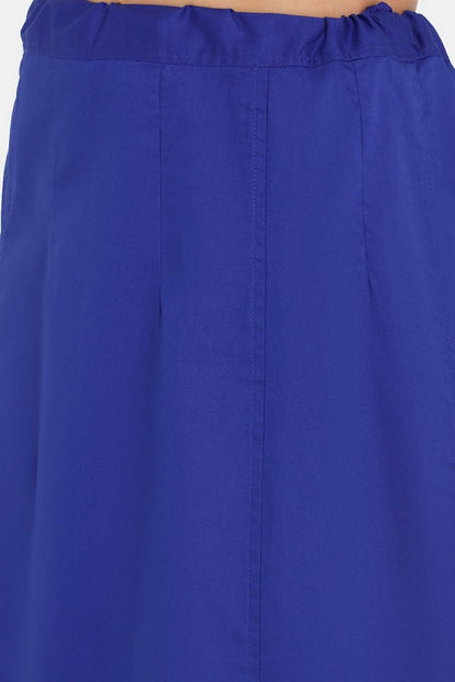 Premium 100% Cotton Saree Inskirt in Popular Colors | Naidu 6-Part Saree Hall Petticoat HC36