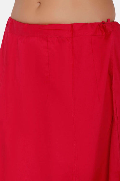 Premium 100% Cotton Saree Inskirt in Popular Colors | Naidu 7-Part Saree Hall Petticoat HC40