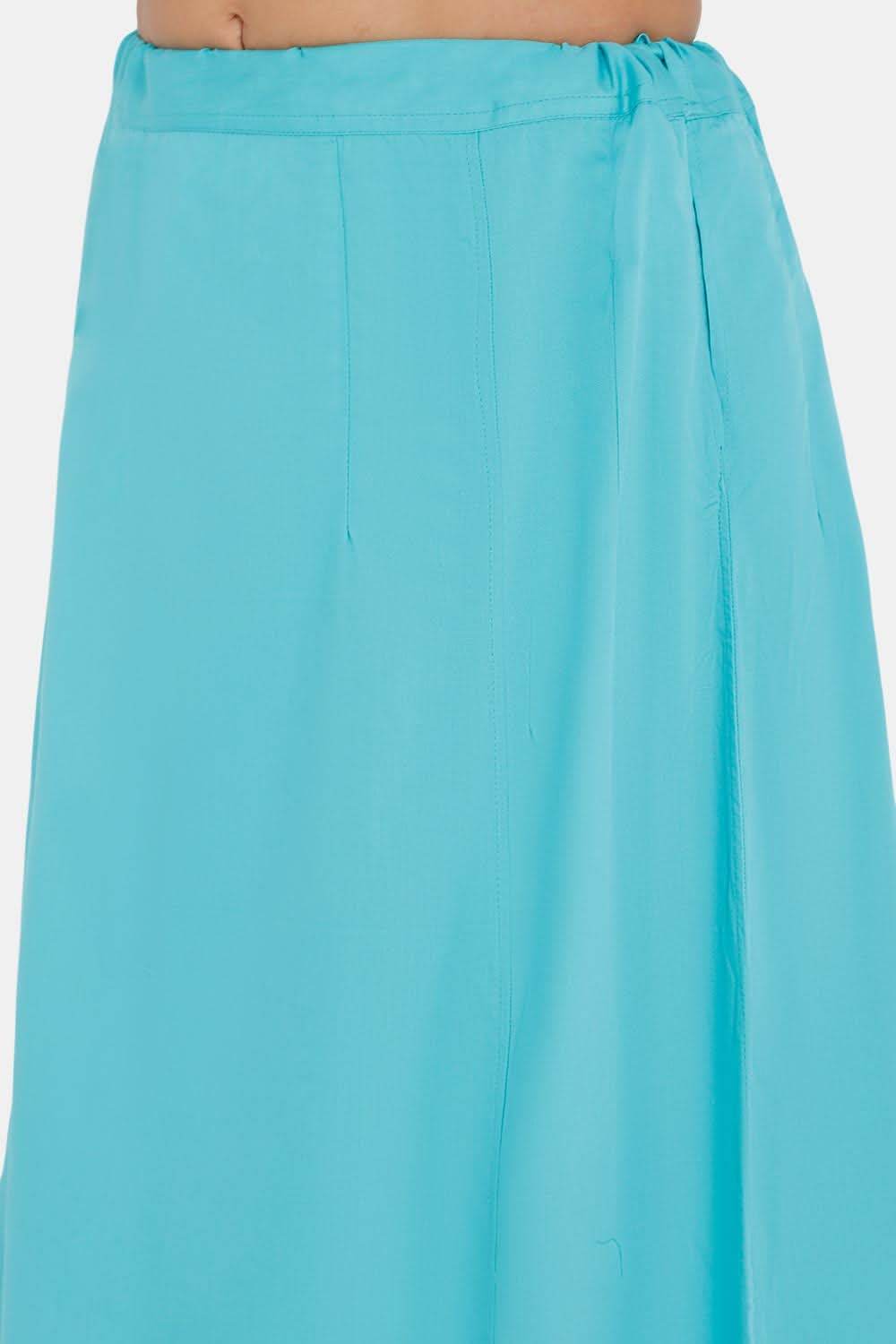 Premium 100% Cotton Saree Inskirt in Popular Colors | Naidu 6-Part Saree Hall Petticoat HC36