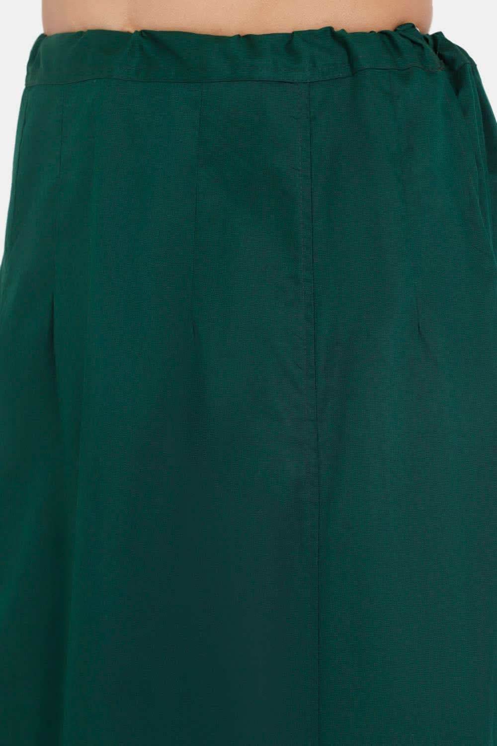 Premium 100% Cotton Saree Inskirt in Popular Colors | Naidu 6-Part Saree Hall Petticoat HC36