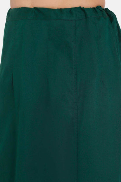 Premium 100% Cotton Saree Inskirt in Popular Colors | Naidu 6-Part Saree Hall Petticoat HC36
