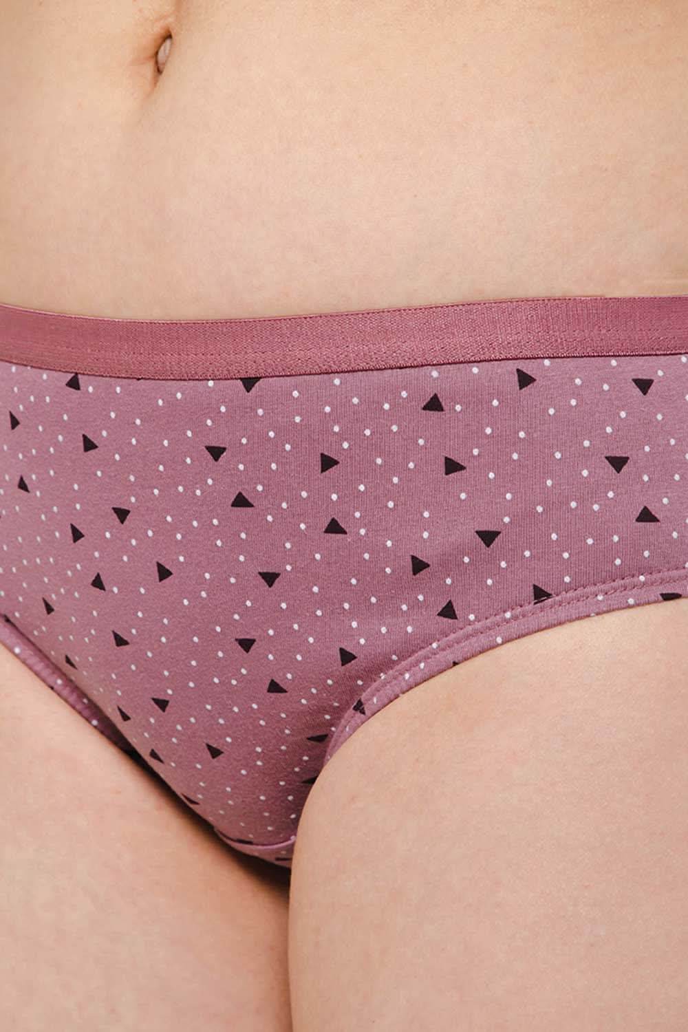 Intimacy Assorted Classic Dark Printed Panty – Outer Elastic – Pack of 3