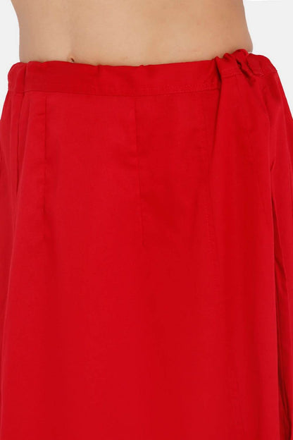 Premium 100% Cotton Saree Inskirt in Popular Colors | Naidu 7-Part Saree Hall Petticoat HC40