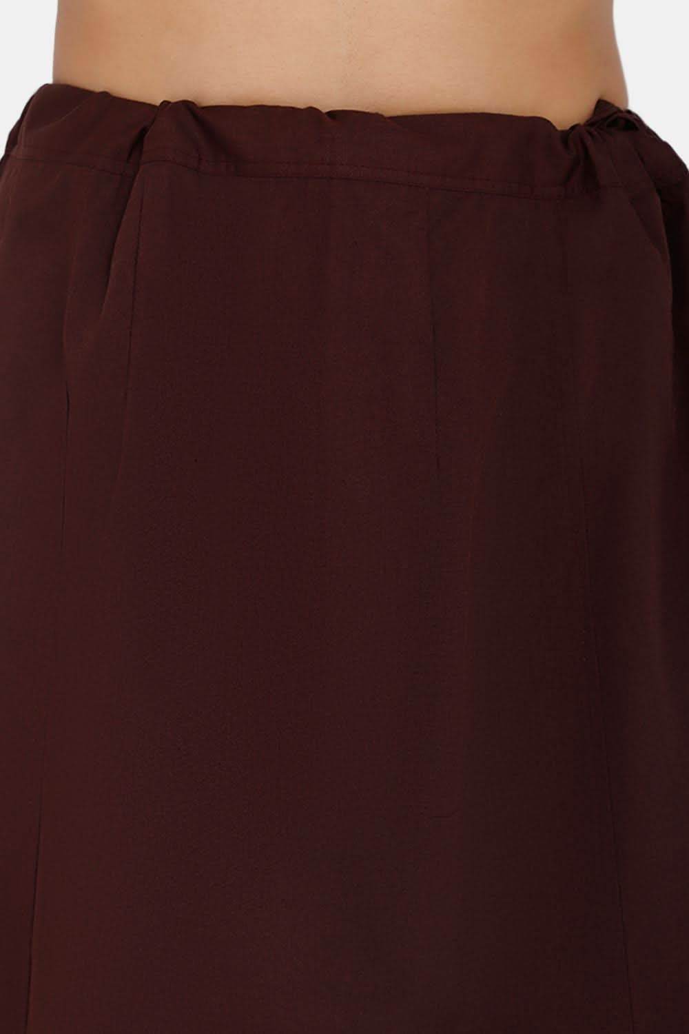 Premium 100% Cotton Saree Inskirt in Popular Colors | Naidu 6-Part Saree Hall Petticoat HC36