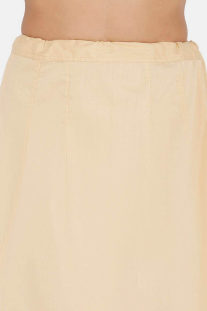 Premium 100% Cotton Saree Inskirt in Popular Colors | Naidu 7-Part Saree Hall Petticoat HC40