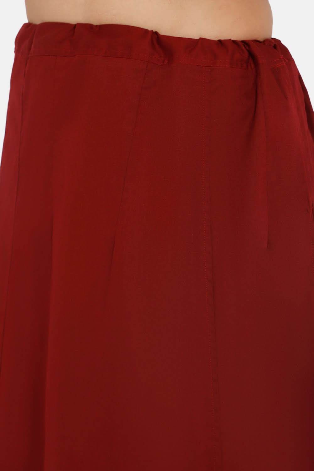 Premium 100% Cotton Saree Inskirt in Popular Colors | Naidu 7-Part Saree Hall Petticoat HC40