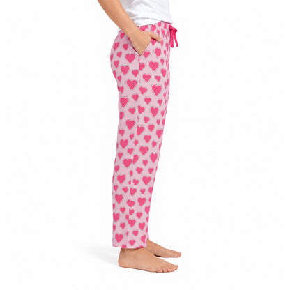 Women’s Printed Pyjama Pants |Print Lounge & Nightwear Bottoms | Elastic Drawstring Waist with Side Pocket | Regular Fit