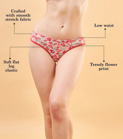 Enamor P000 Low Waist Women Hipster Multicolor Panty