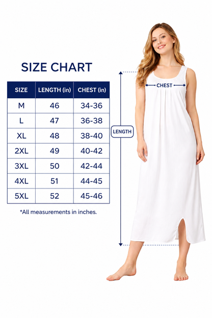 MYBODY Skin-Friendly & Breathable Long Slips